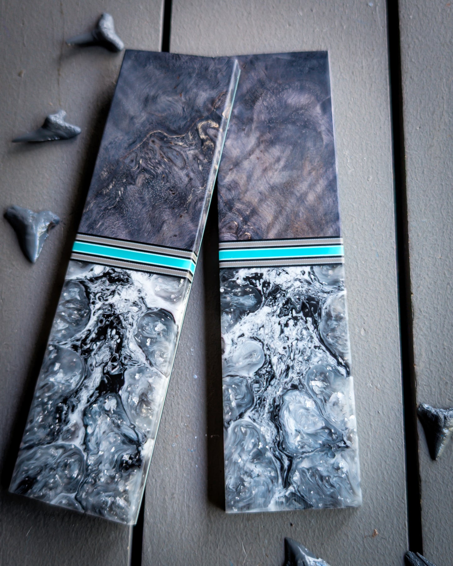 The Silver Mint - Combo Knife Scales