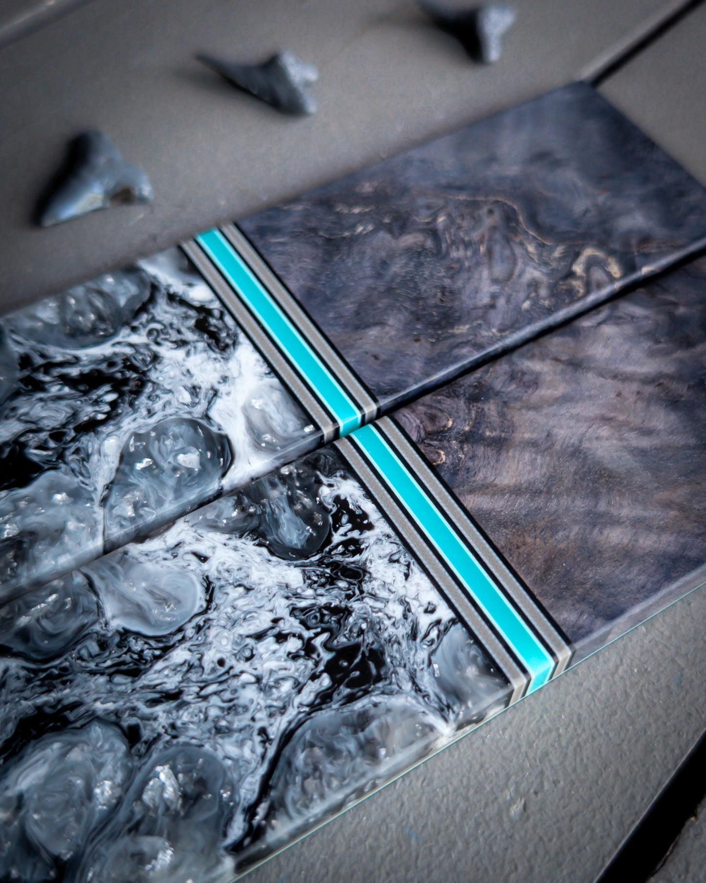 The Silver Mint - Combo Knife Scales