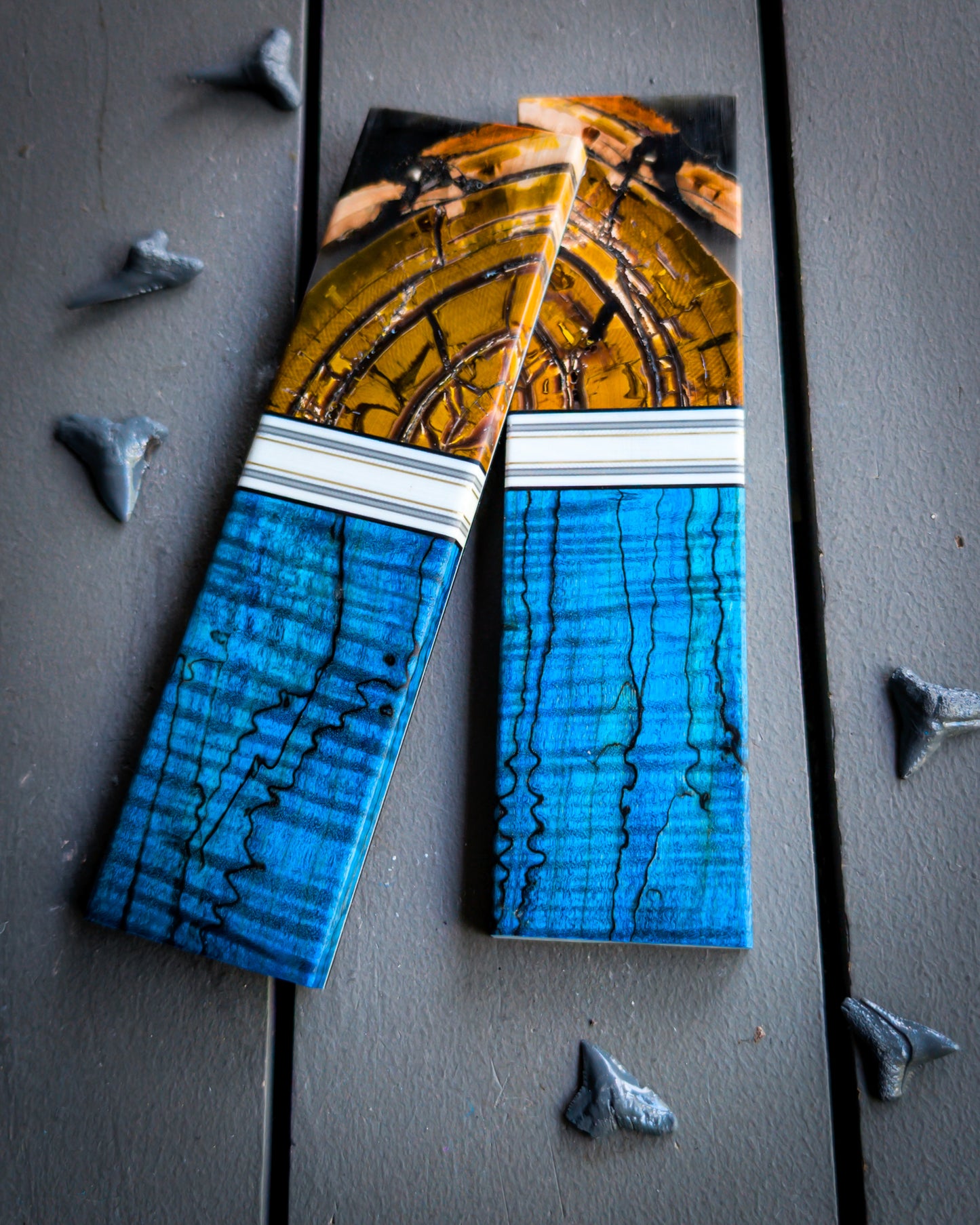 The Royal Mammoth - Segmented Knife Scales