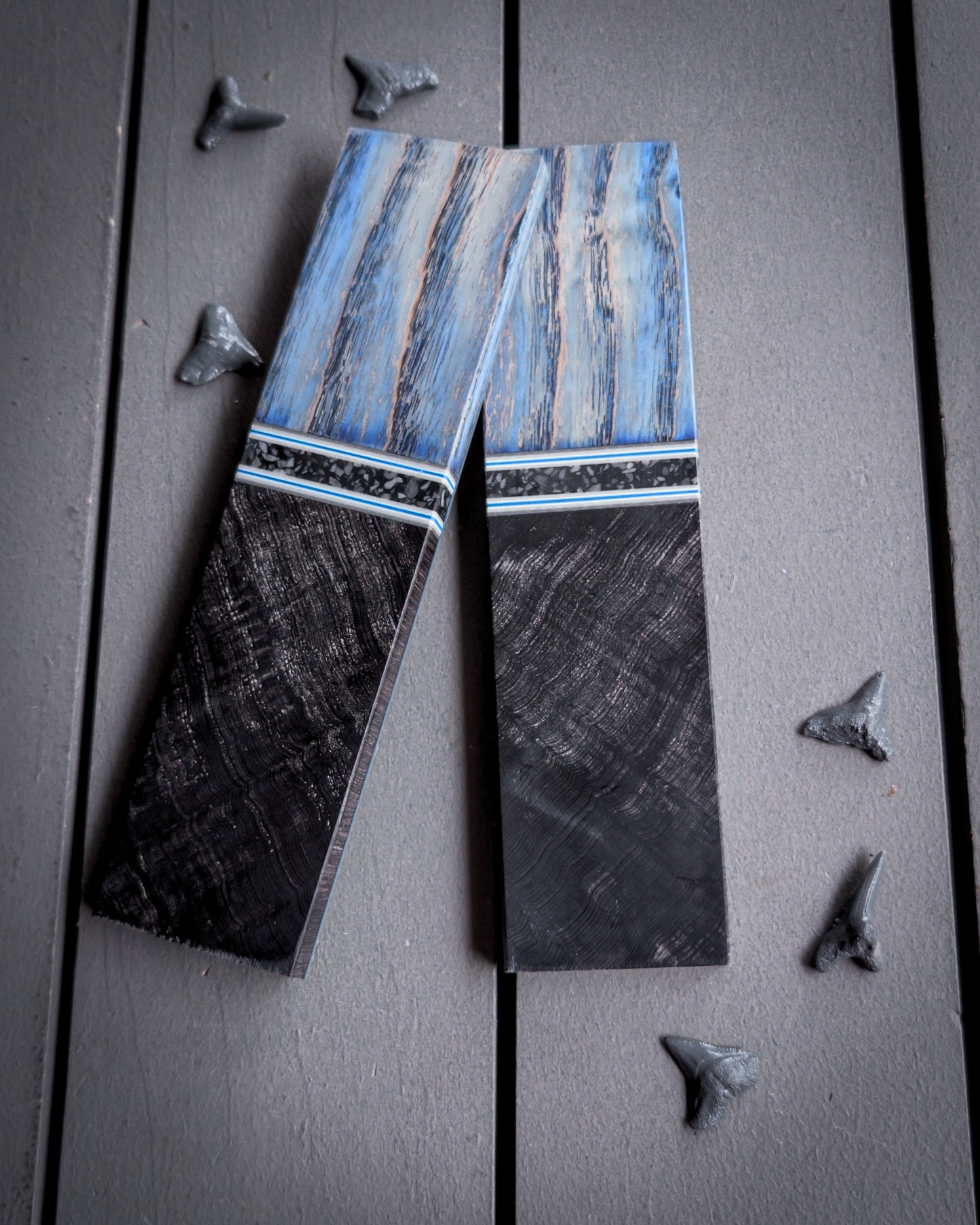 Midnight Lake - Segmented Knife Scales