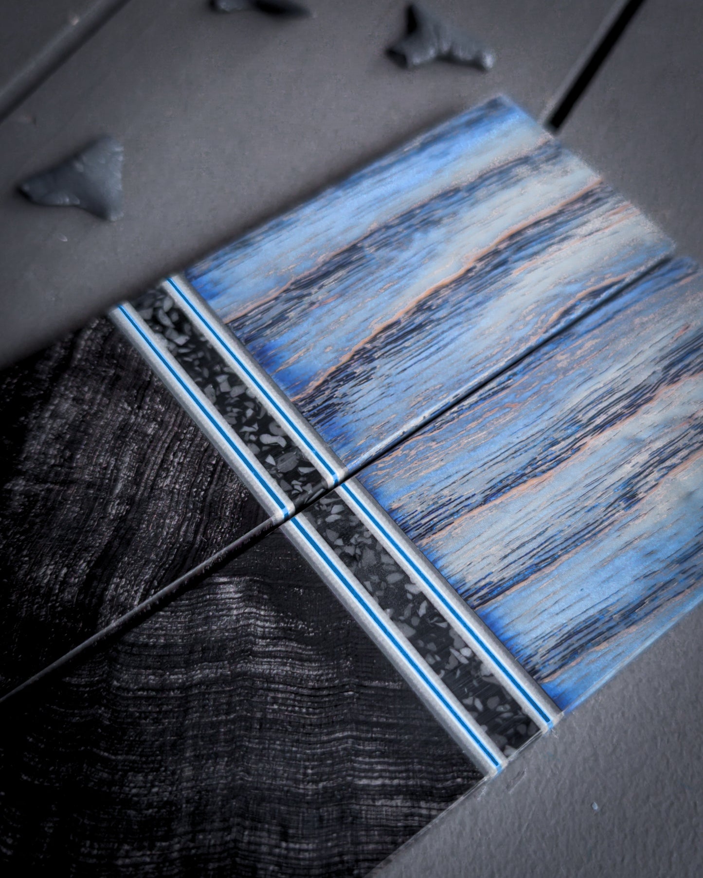 Midnight Lake - Segmented Knife Scales