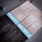 Dark Scribe in Blue - Combo Knife Scales