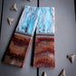 Blue Whiskey Barrel - Segmented Knife Scales