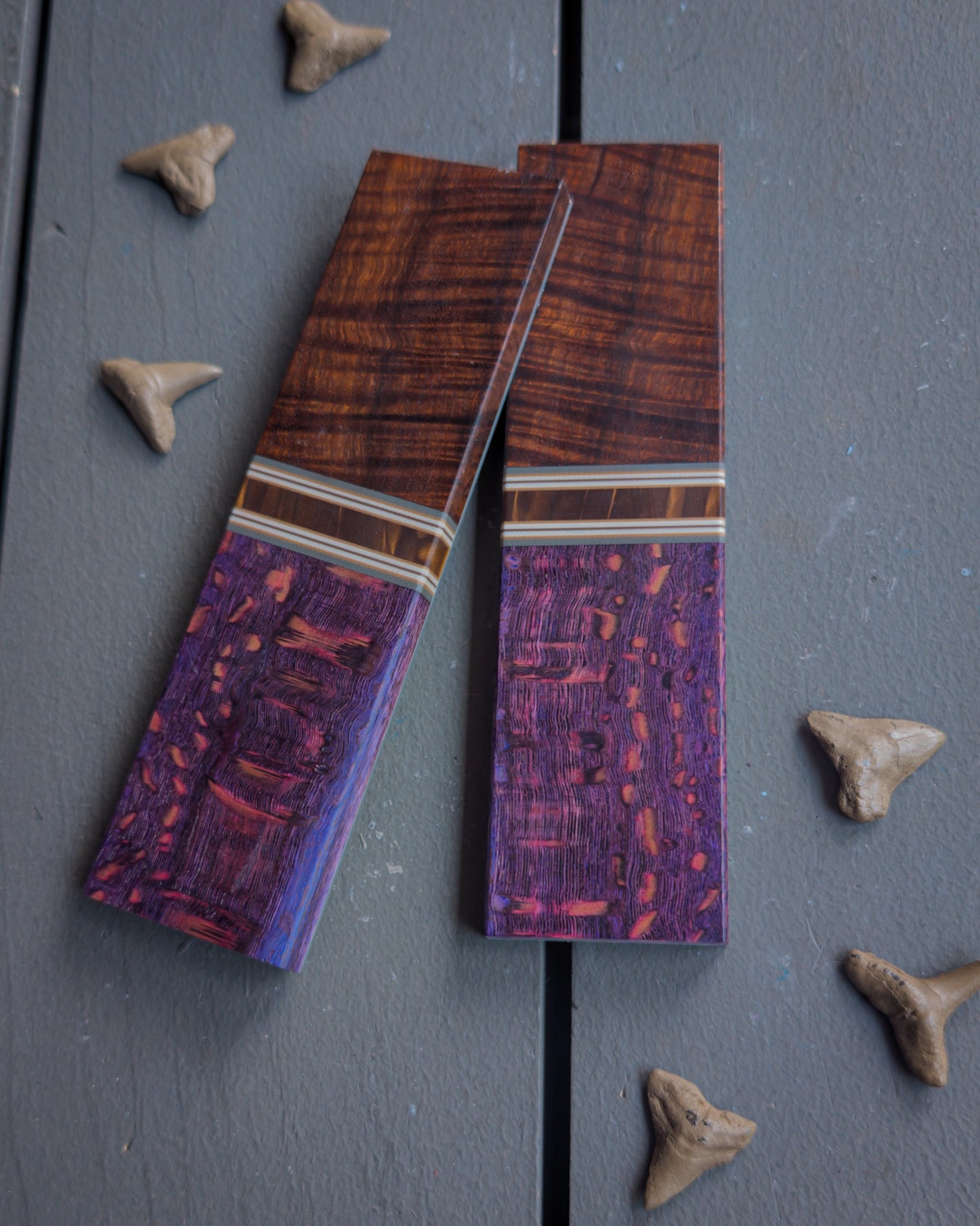 Berry Crumble - Combo Knife Scales