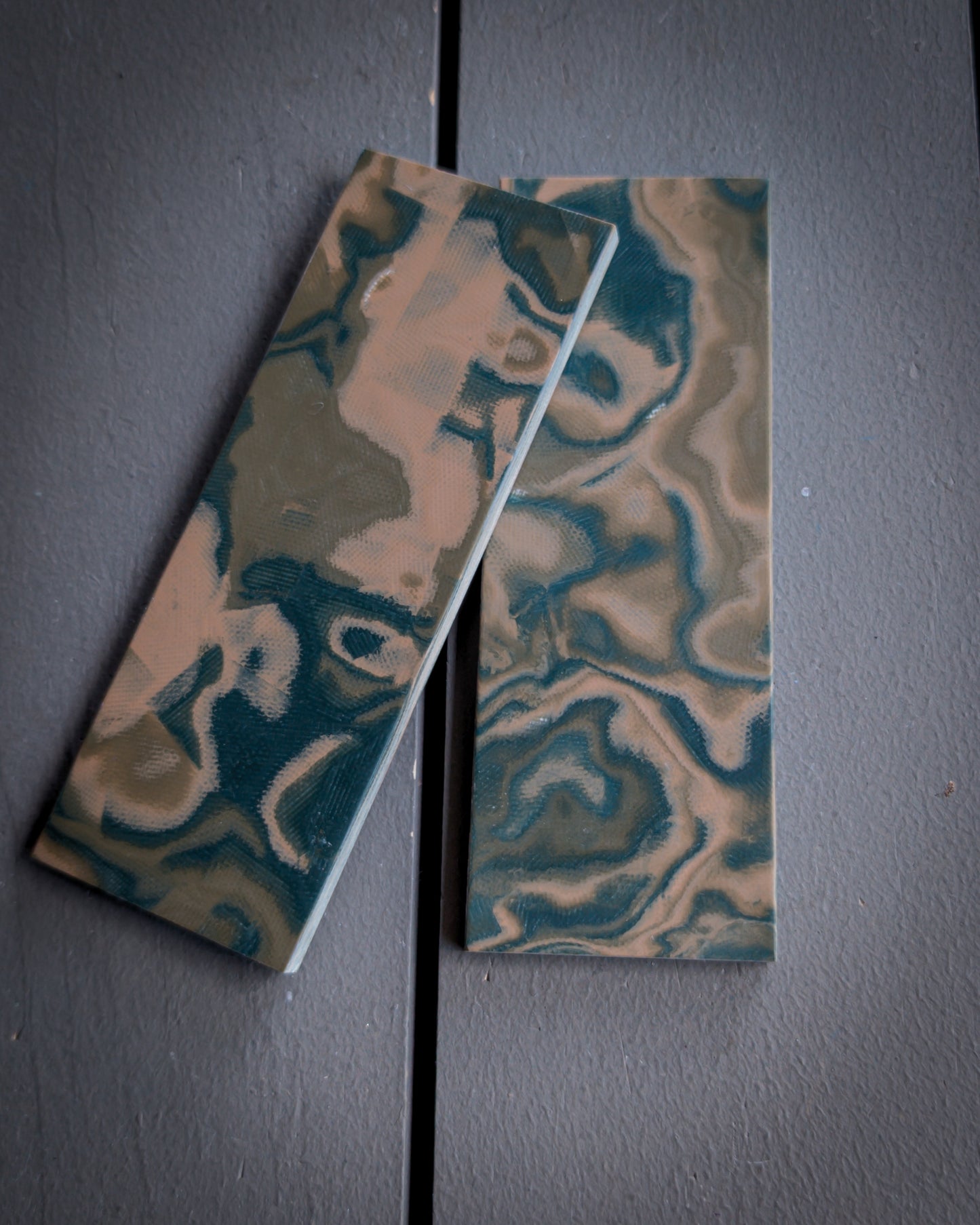Forest Camo Burl G10