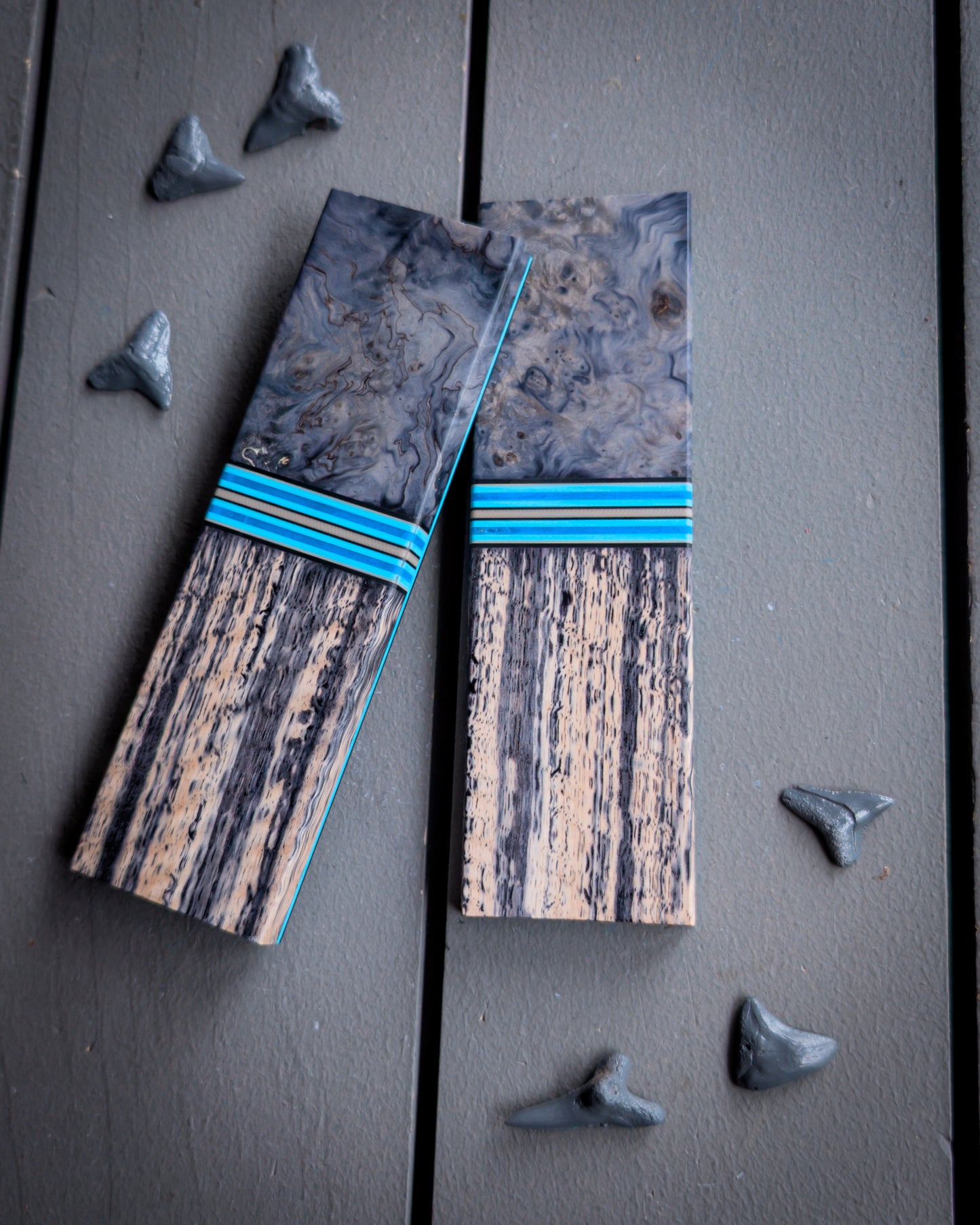 The Grey Matrix - Segmented Knife Scales
