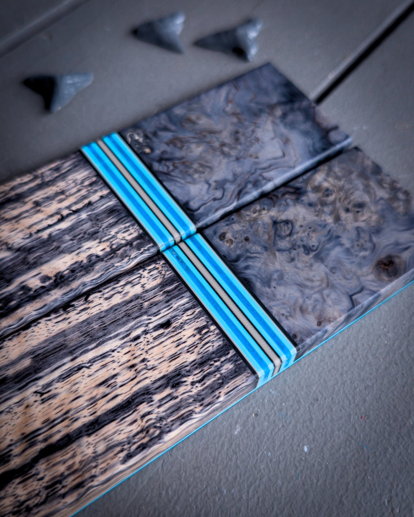 The Grey Matrix - Segmented Knife Scales