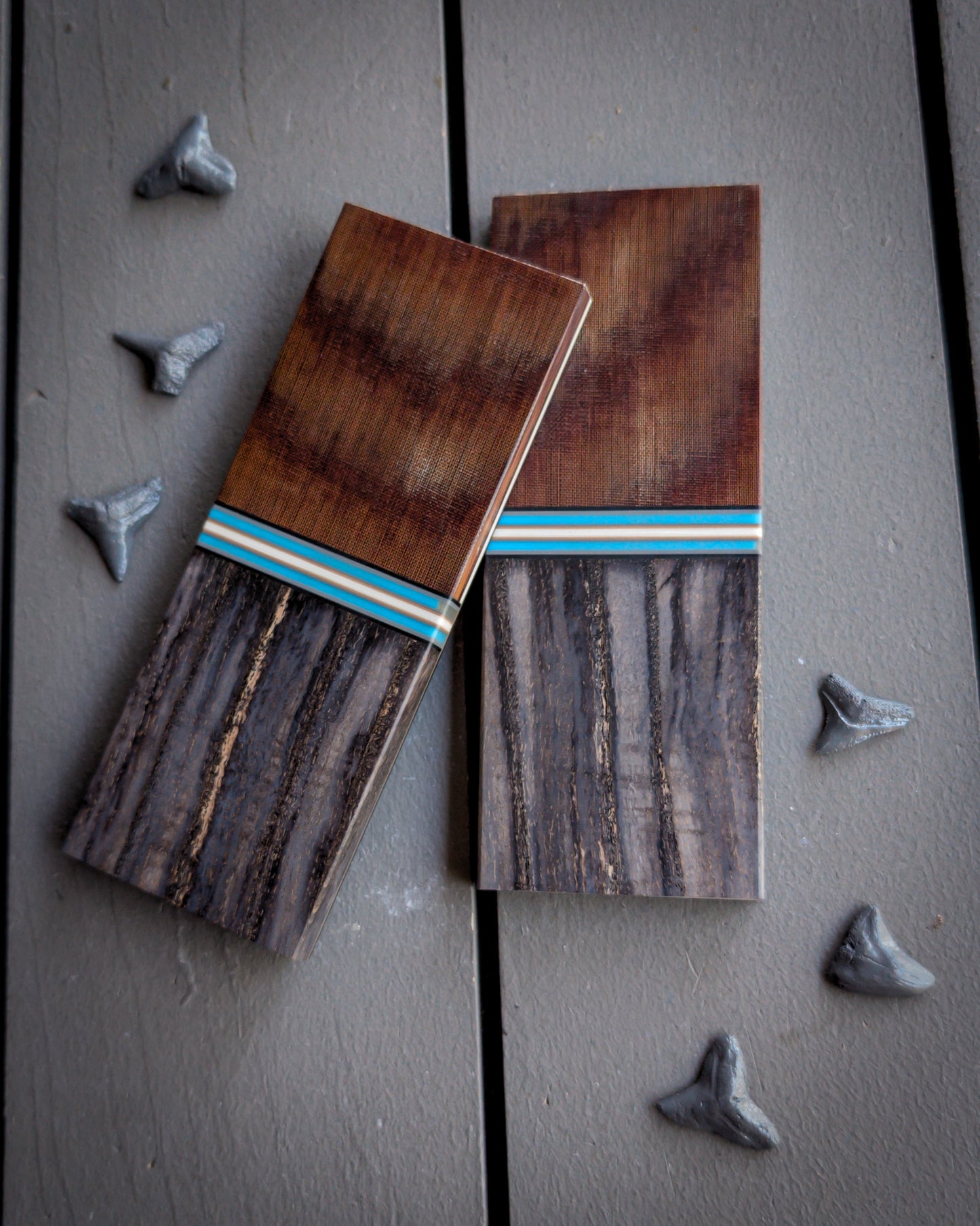 Mountain Stream - Segmented Knife Scales