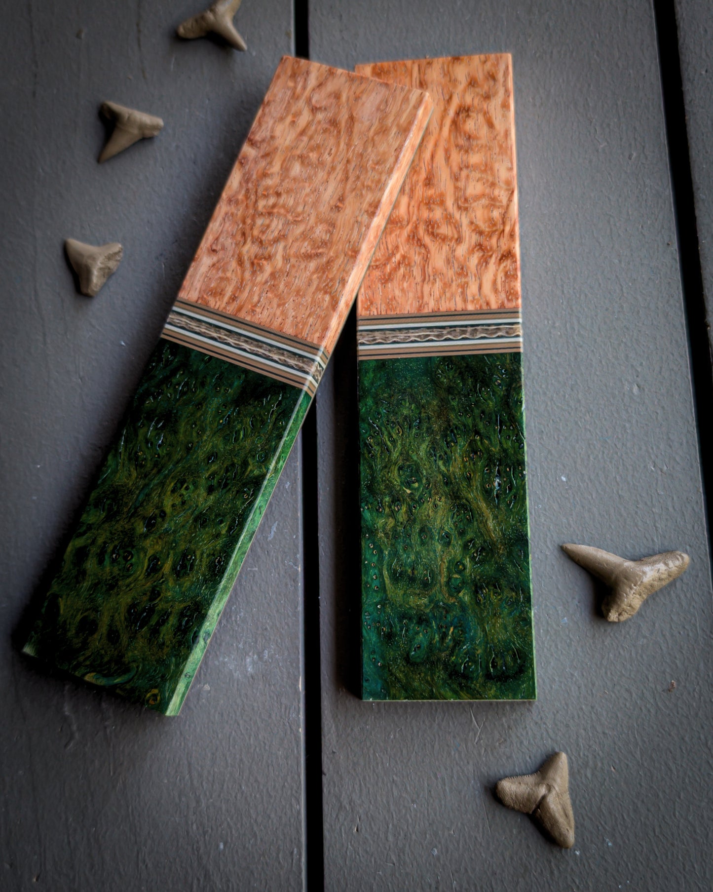 Floral Illusions - Combo Knife Scales