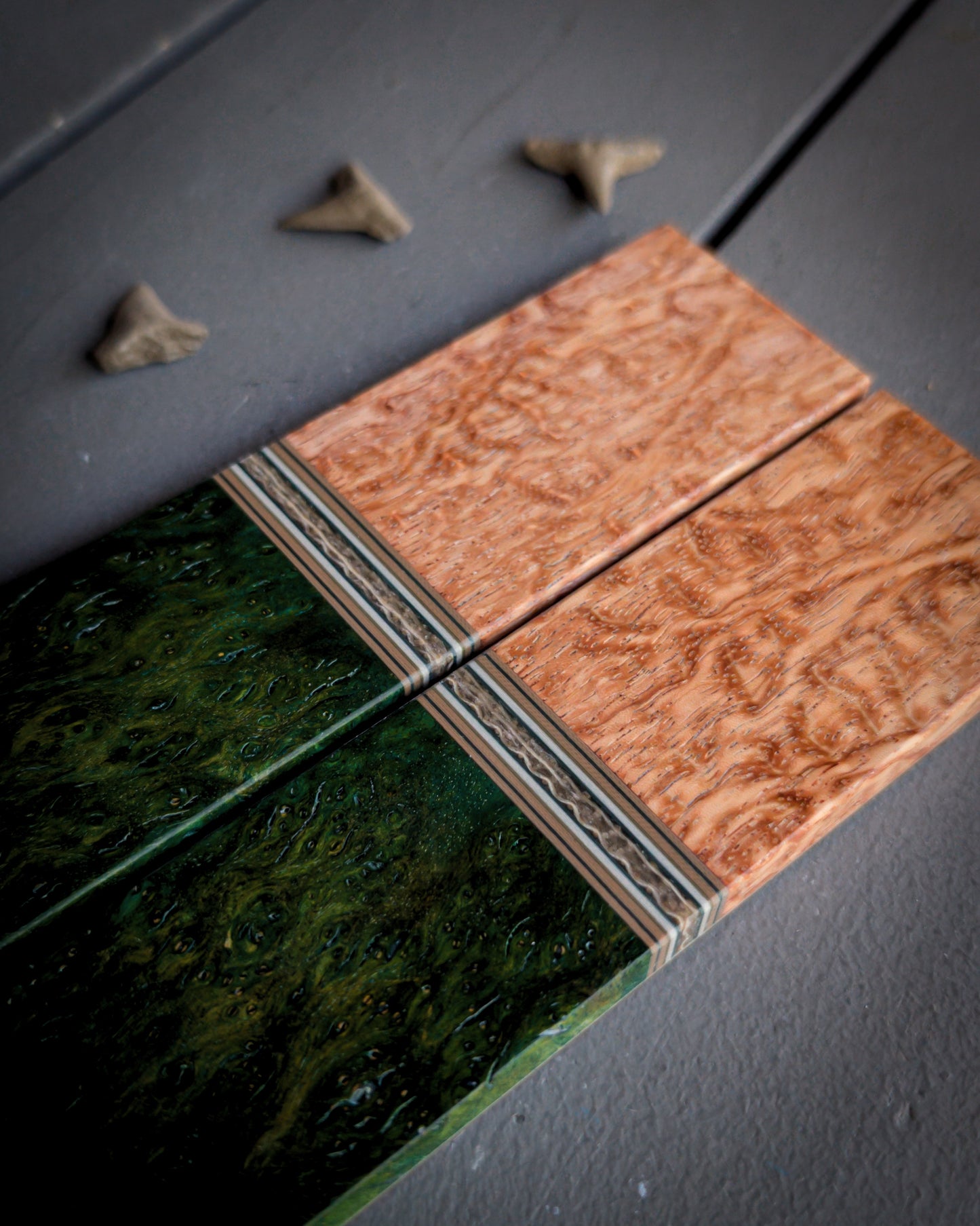 Floral Illusions - Combo Knife Scales
