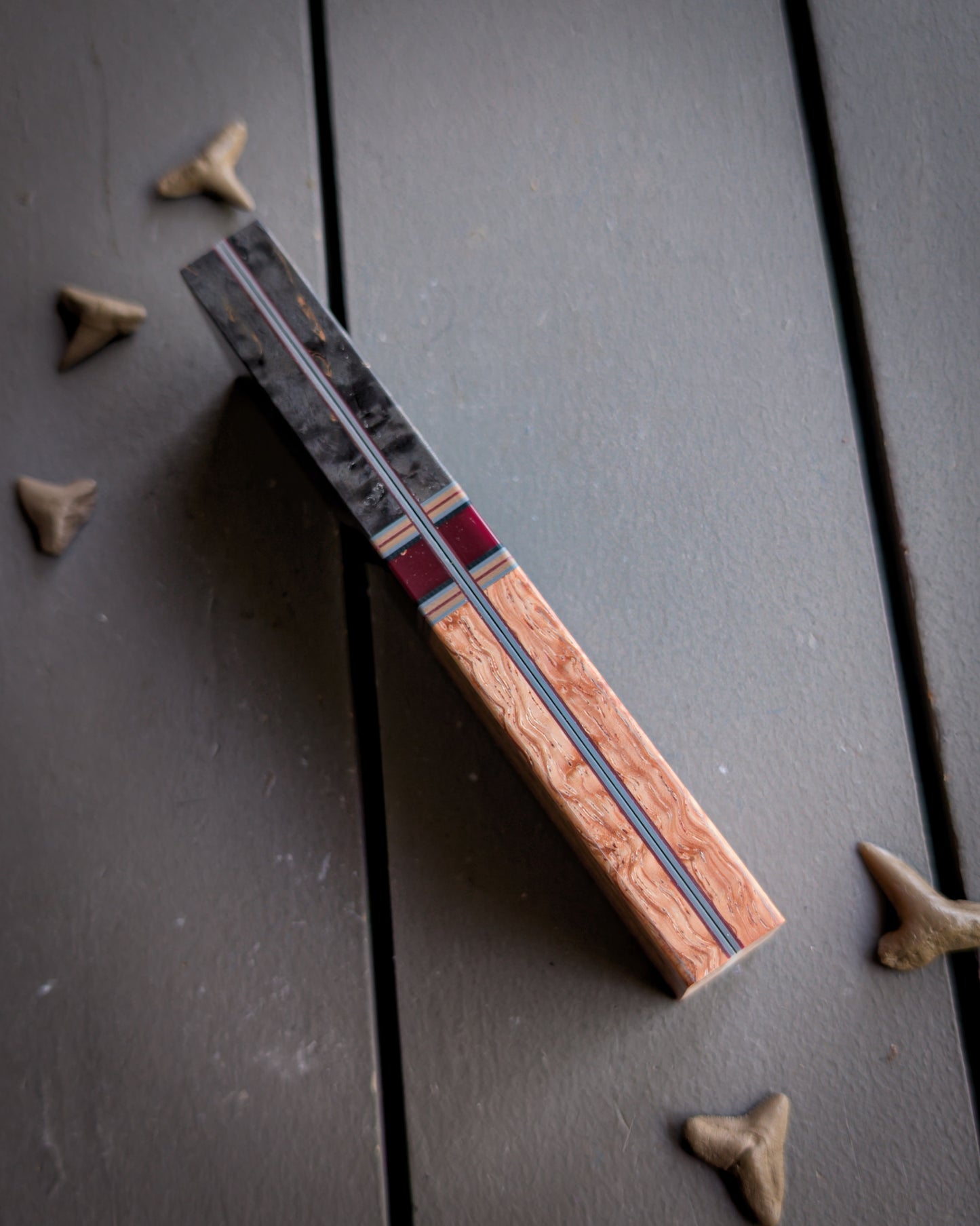 Ruby Illusions - Combo Knife Scales
