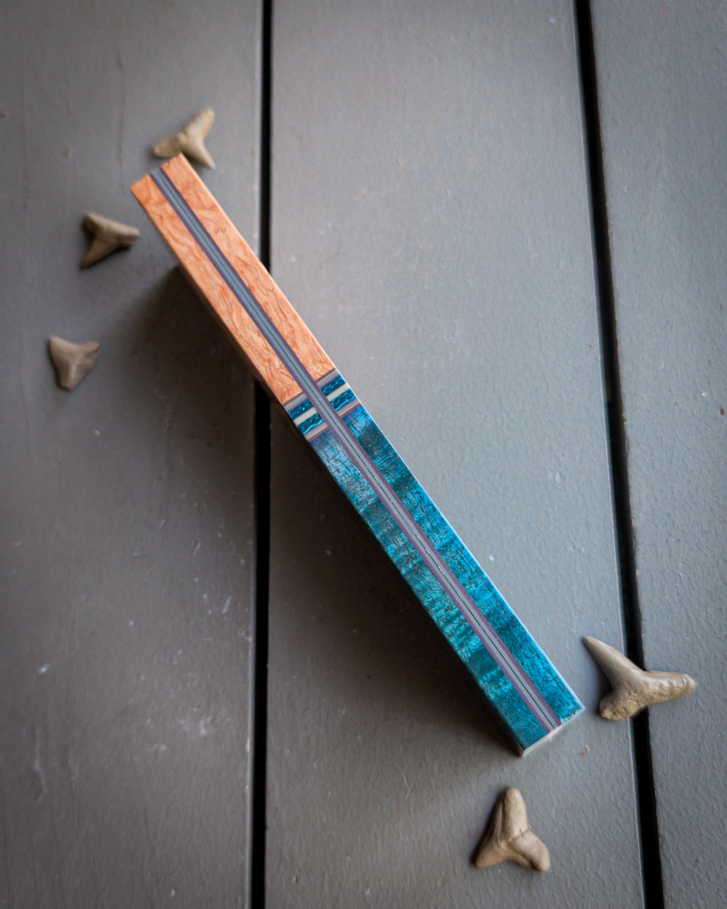 Sapphire Illusions - Combo Knife Scales