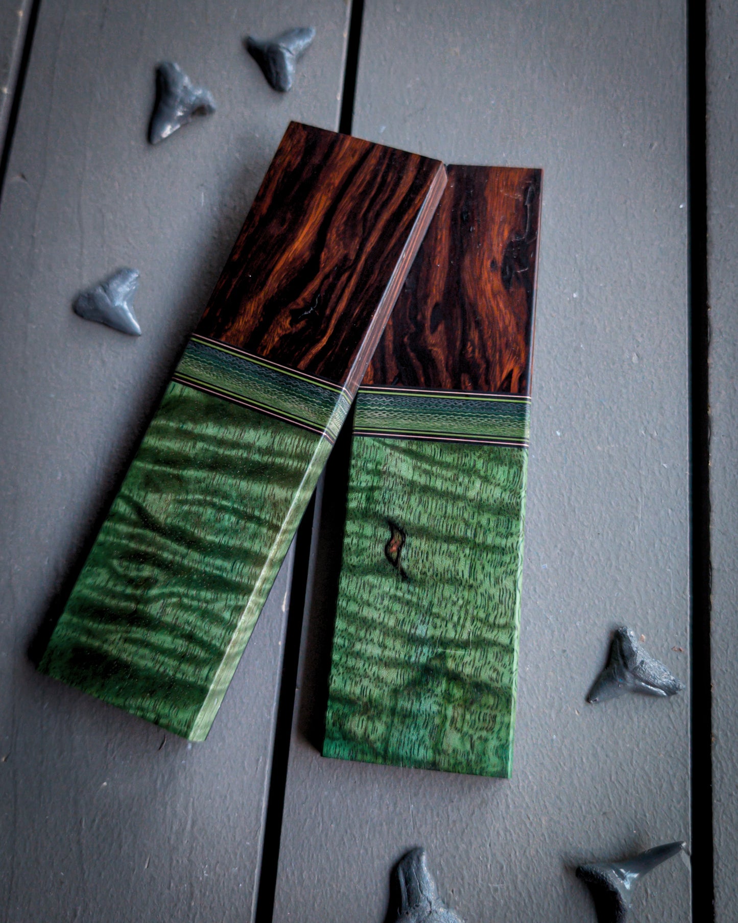 Swampwood Deluxe - Segmented Knife Scales