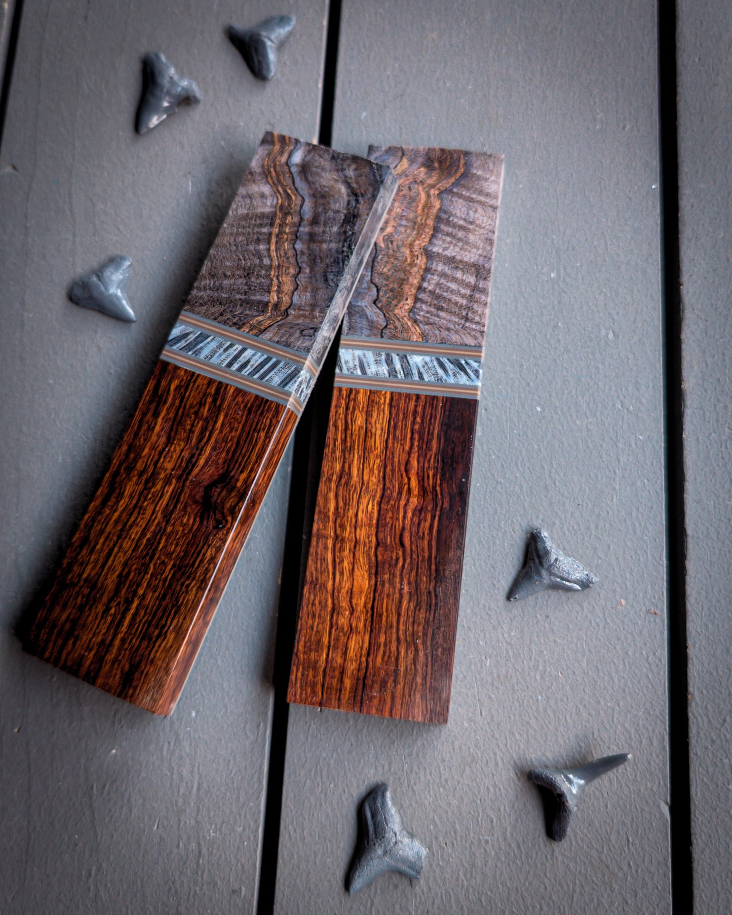 The Desert Reef - Segmented Knife Scales