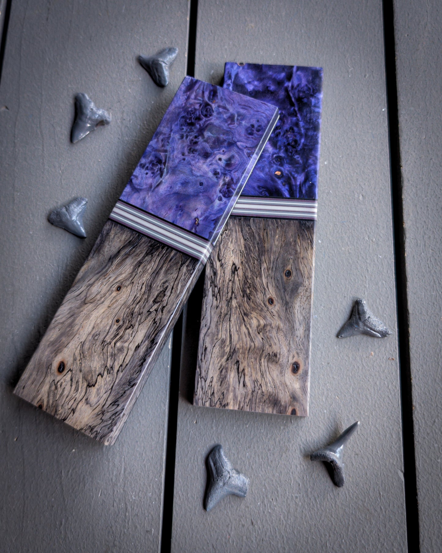 Dark Nebula - Segmented Knife Scales