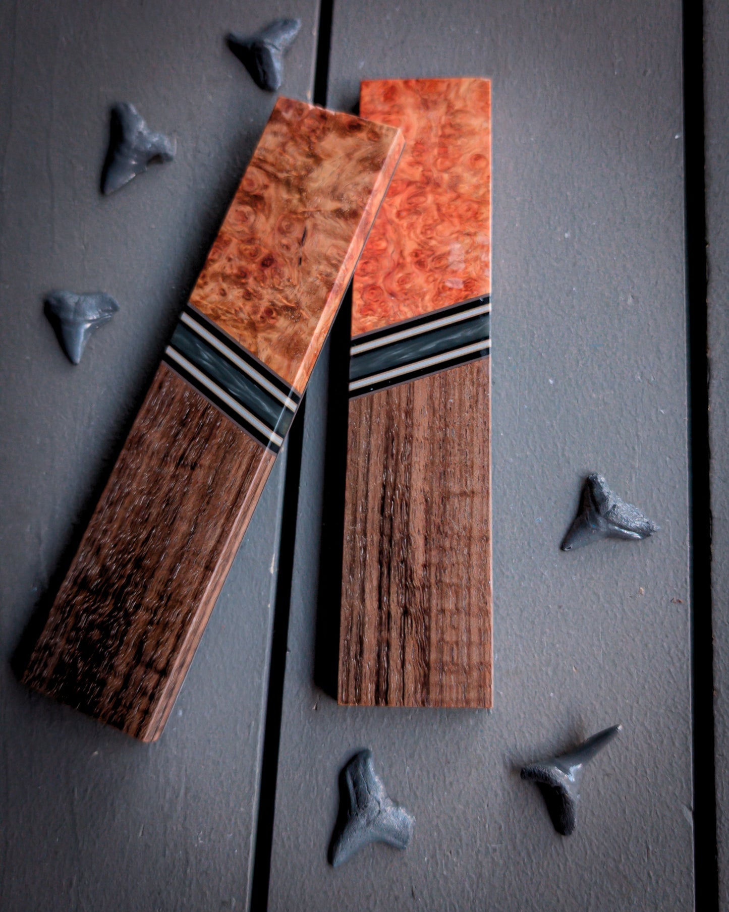 Autumn Smoke - Combo Knife Scales