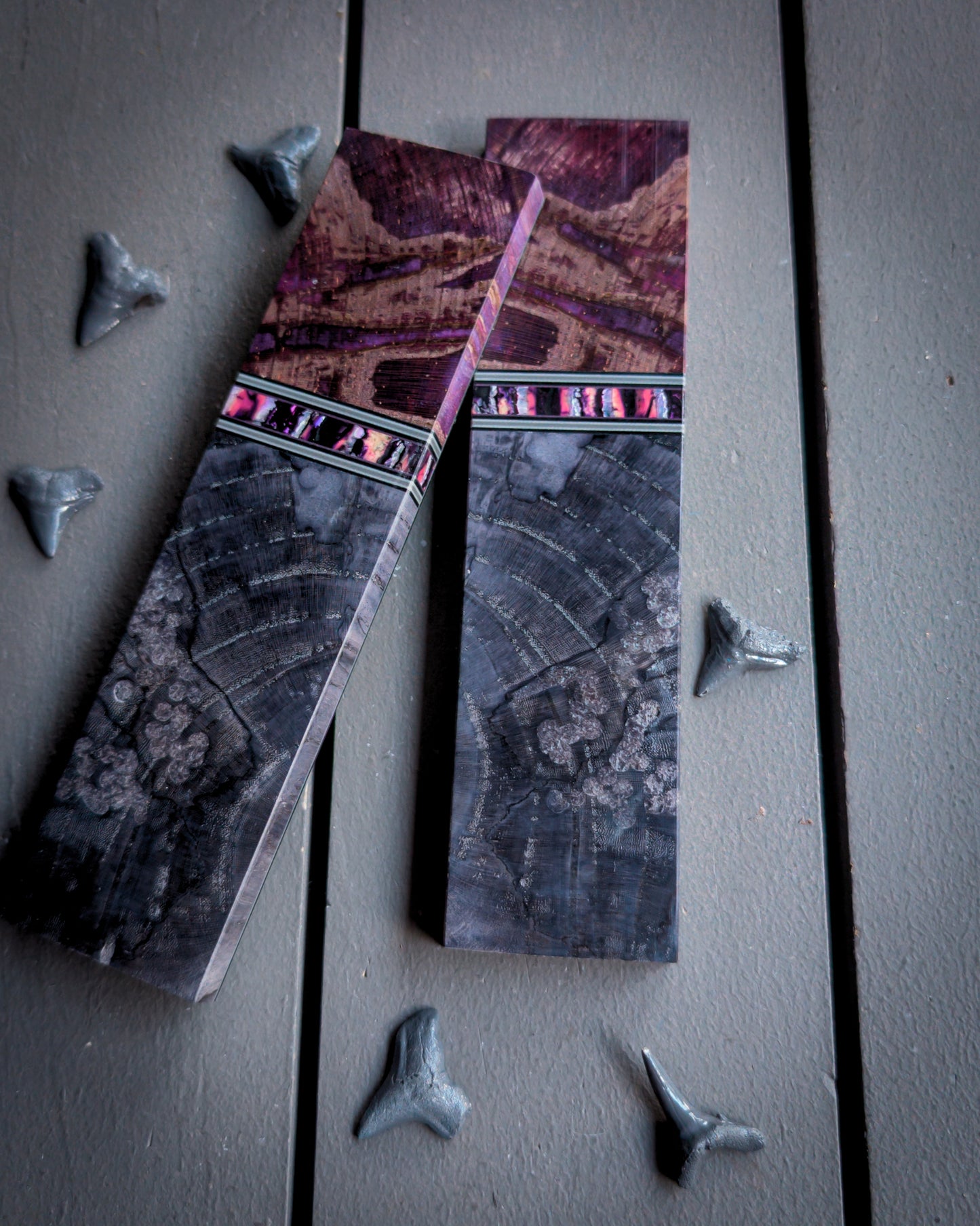 Stoneage Fruit Punch - Combo Knife Scales