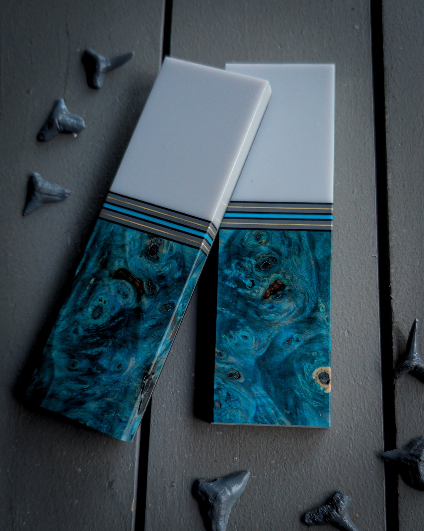 Tranquil Seas - Segmented Knife Scales