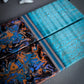 Turquoise Nebula - Segmented Knife Scales