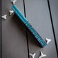 Aquamarine Nebula - Segmented Knife Scales