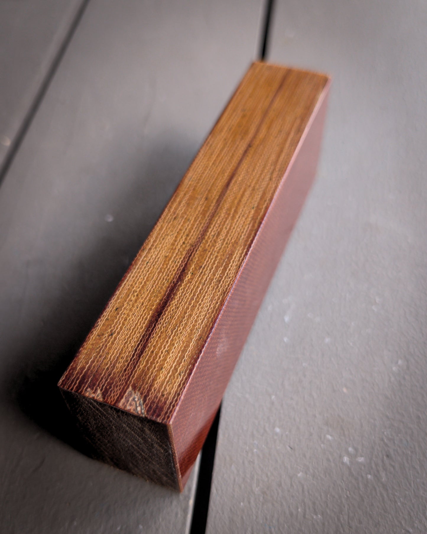 Vintage Canvas Micarta Block