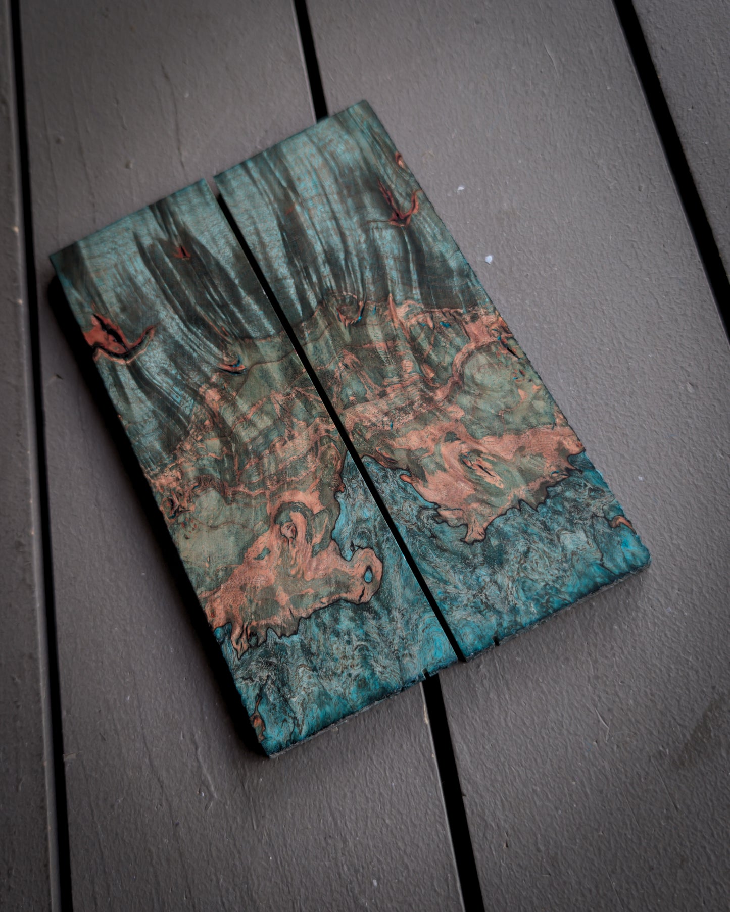Teal Spalted Maple