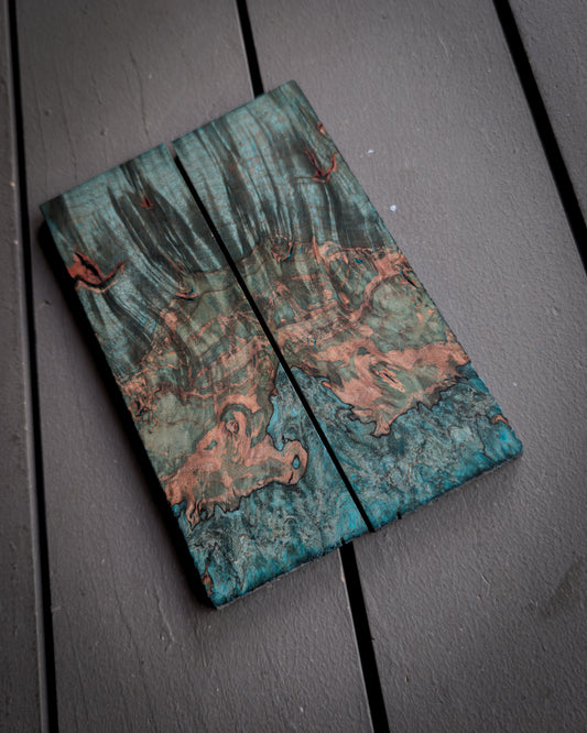Teal Spalted Maple