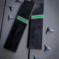 Green Carbon Footman - Combo Knife Scales
