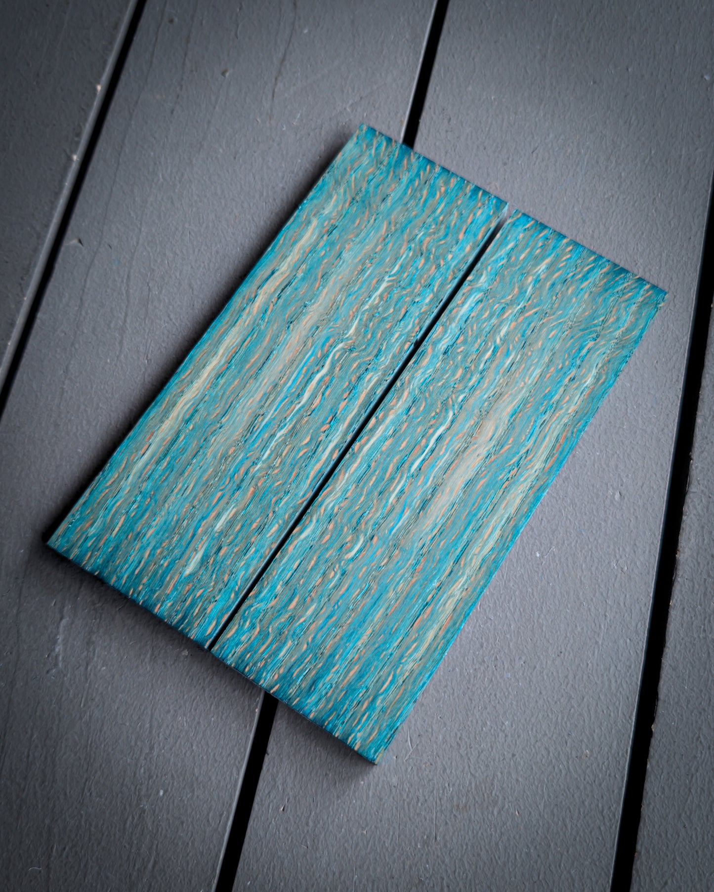 Teal Red Oak