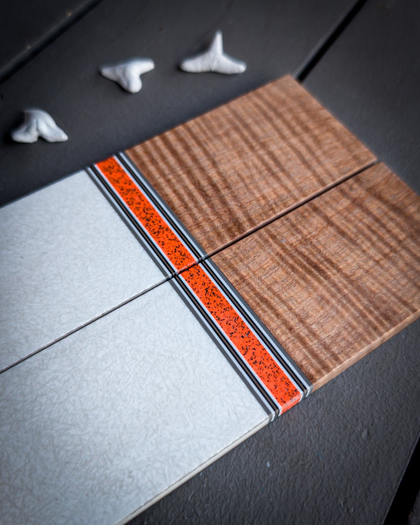 Pumpkin Waves - Segmented Knife Scales