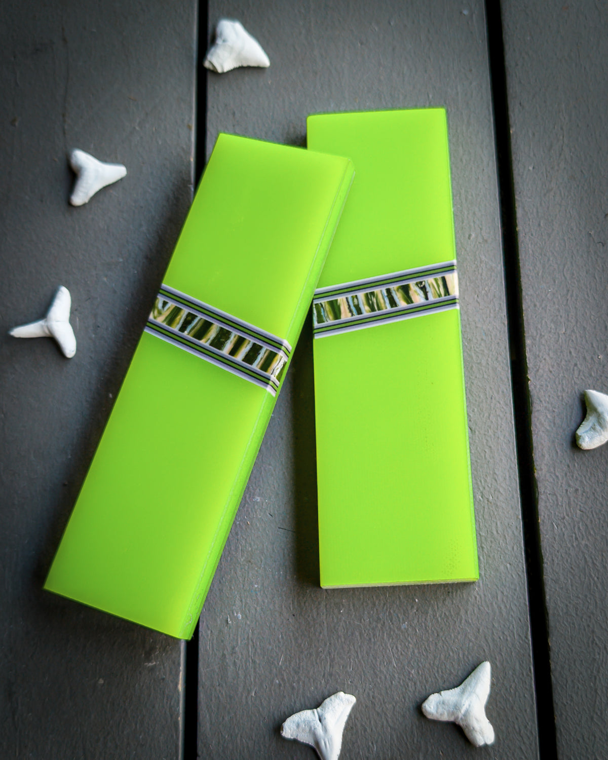 Toxic Mammoth Laser - Segmented Knife Scales