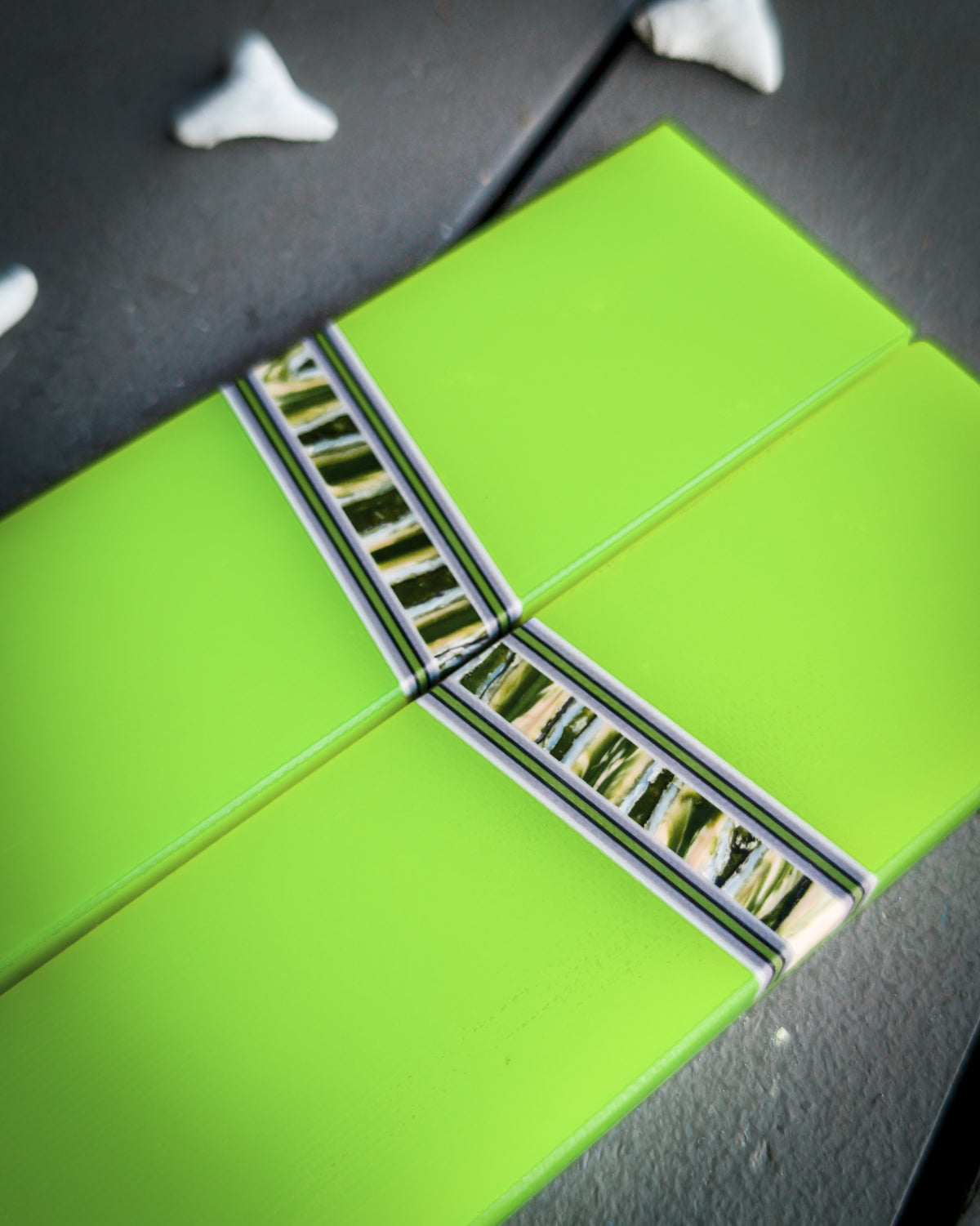 Toxic Mammoth Laser - Segmented Knife Scales