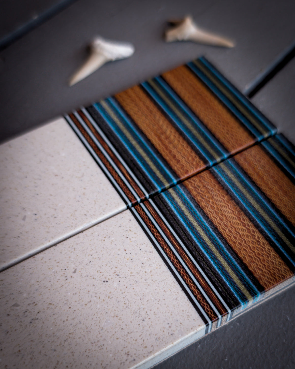 Idaho Flannel Flipped - Segmented Knife Scales