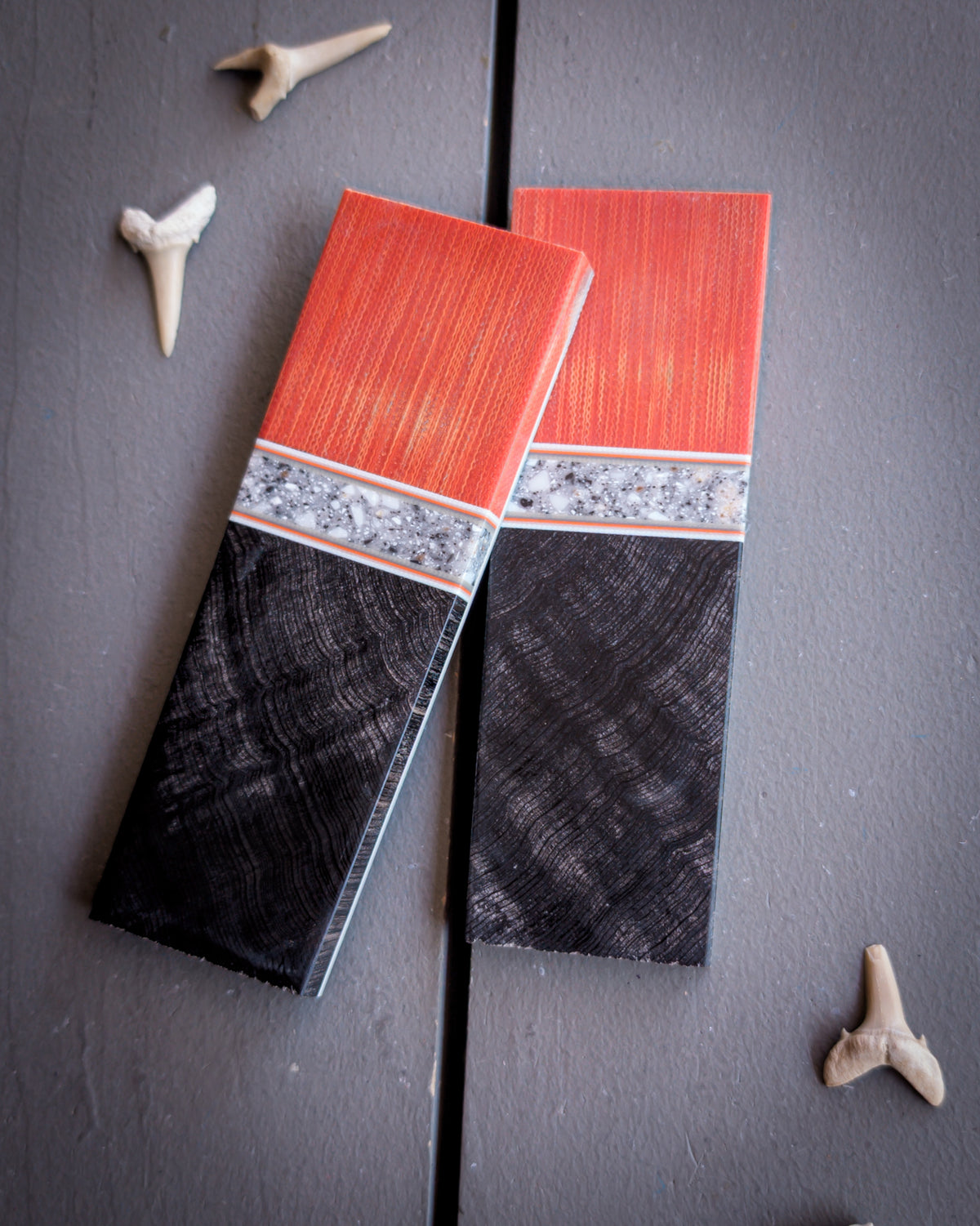 Rock Lava - Combo Knife Scales