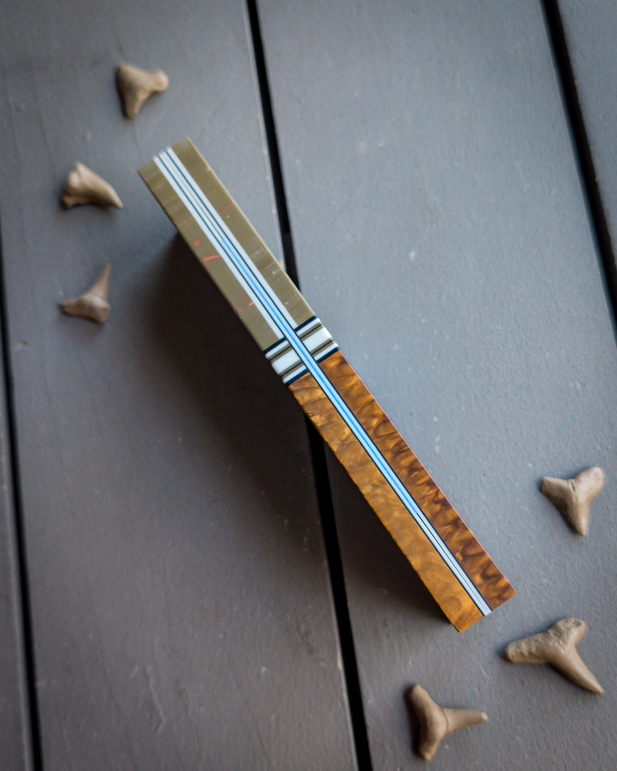 Copperhead Whoa - Segmented Knife Scales