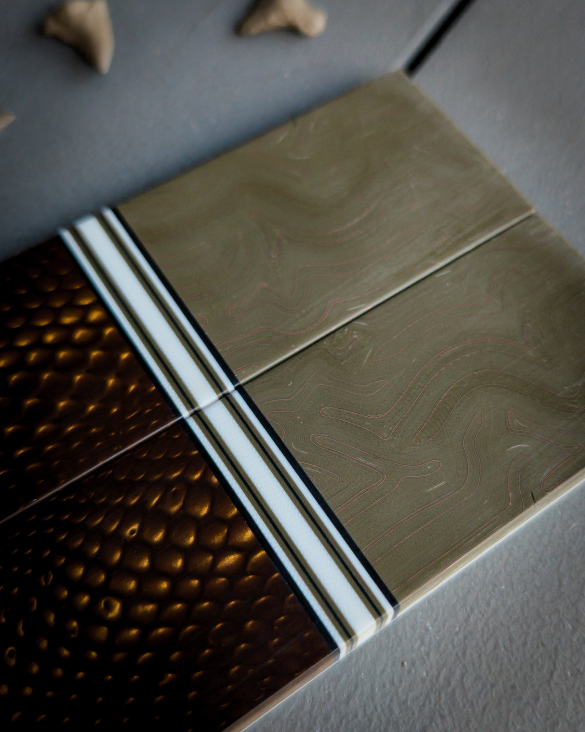 Copperhead Whoa - Segmented Knife Scales
