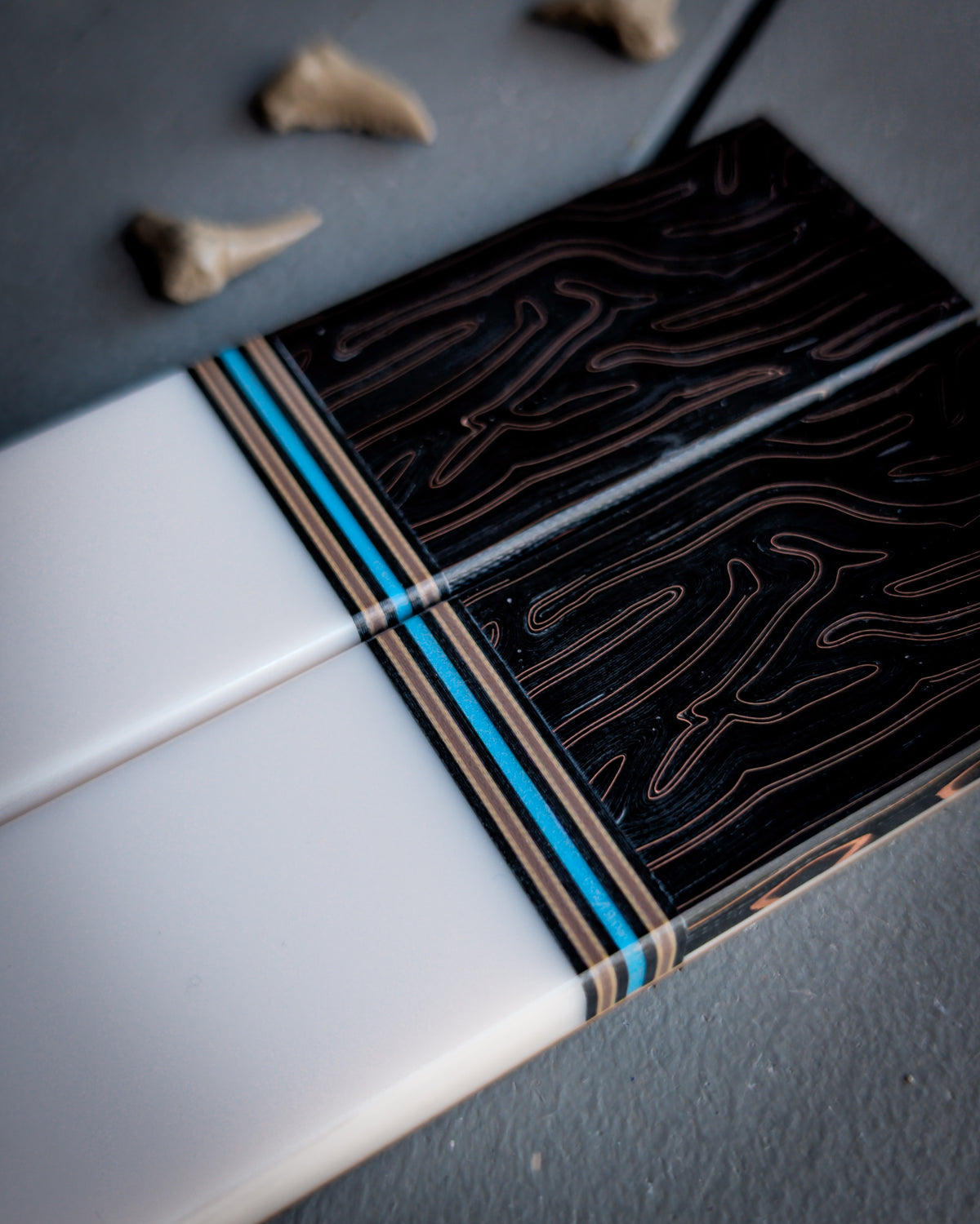 Copperhead Glow - Segmented Knife Scales