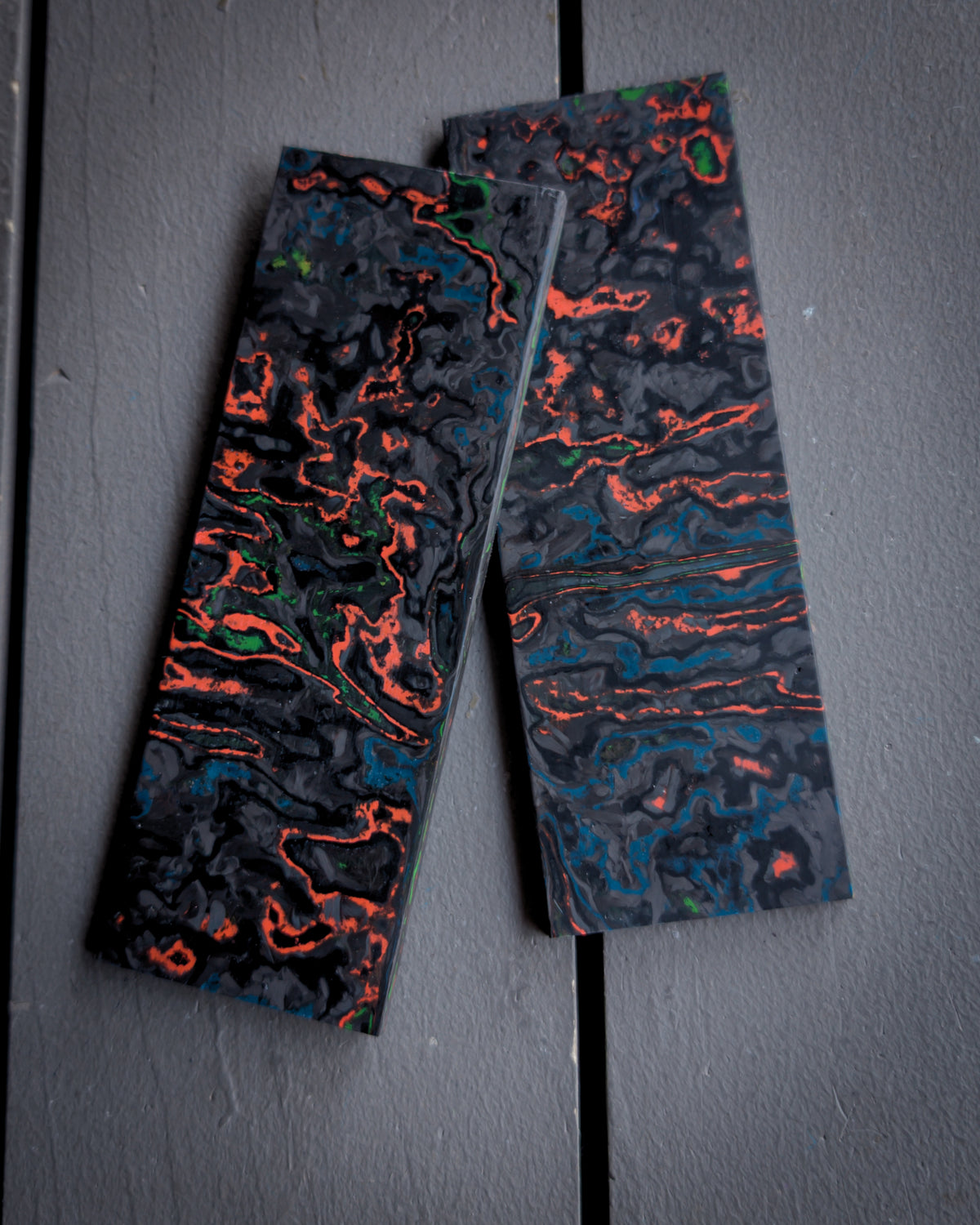 Heat Signature Marbled Carbon Fiber