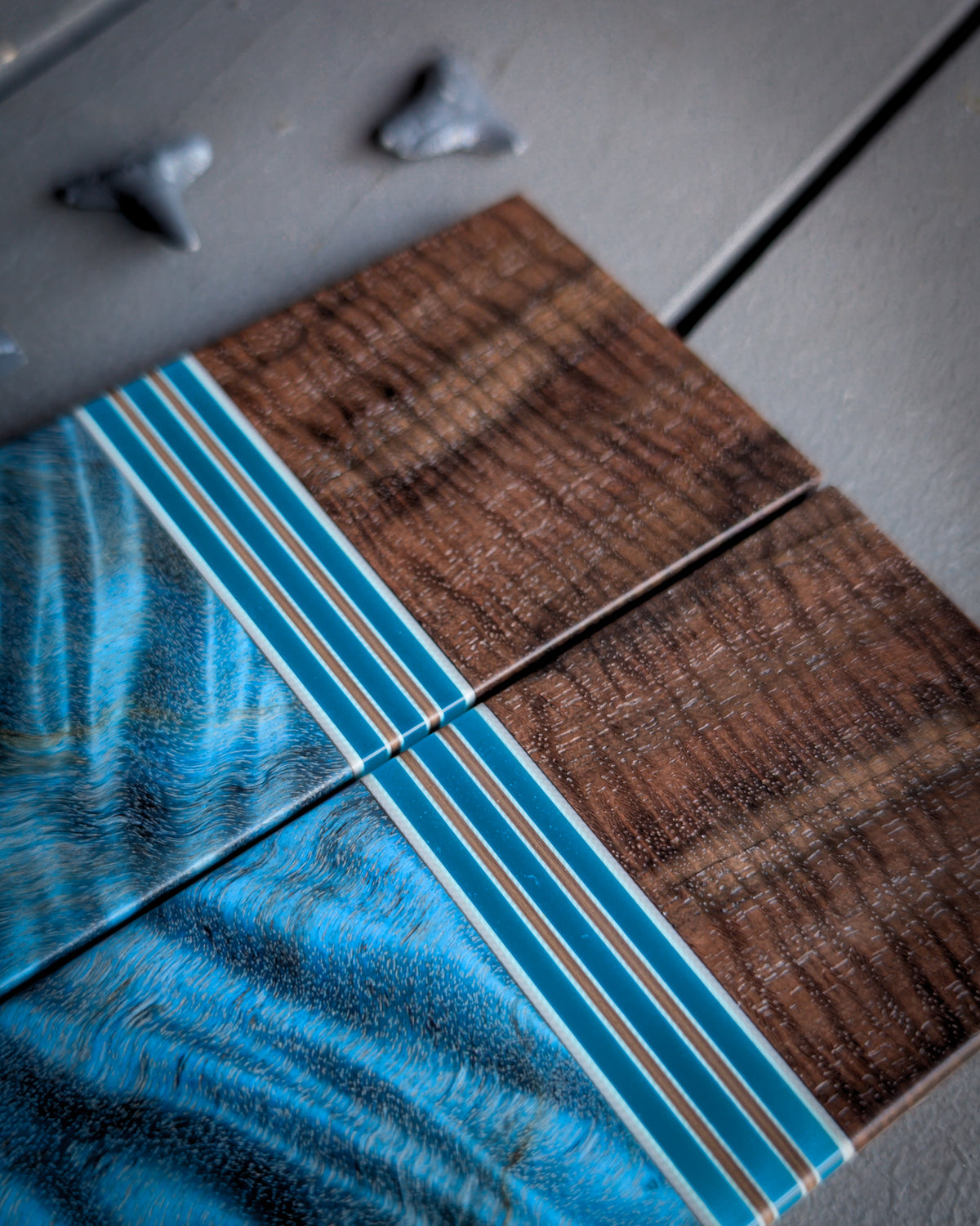 Mountain Lake - Segmented Knife Scales