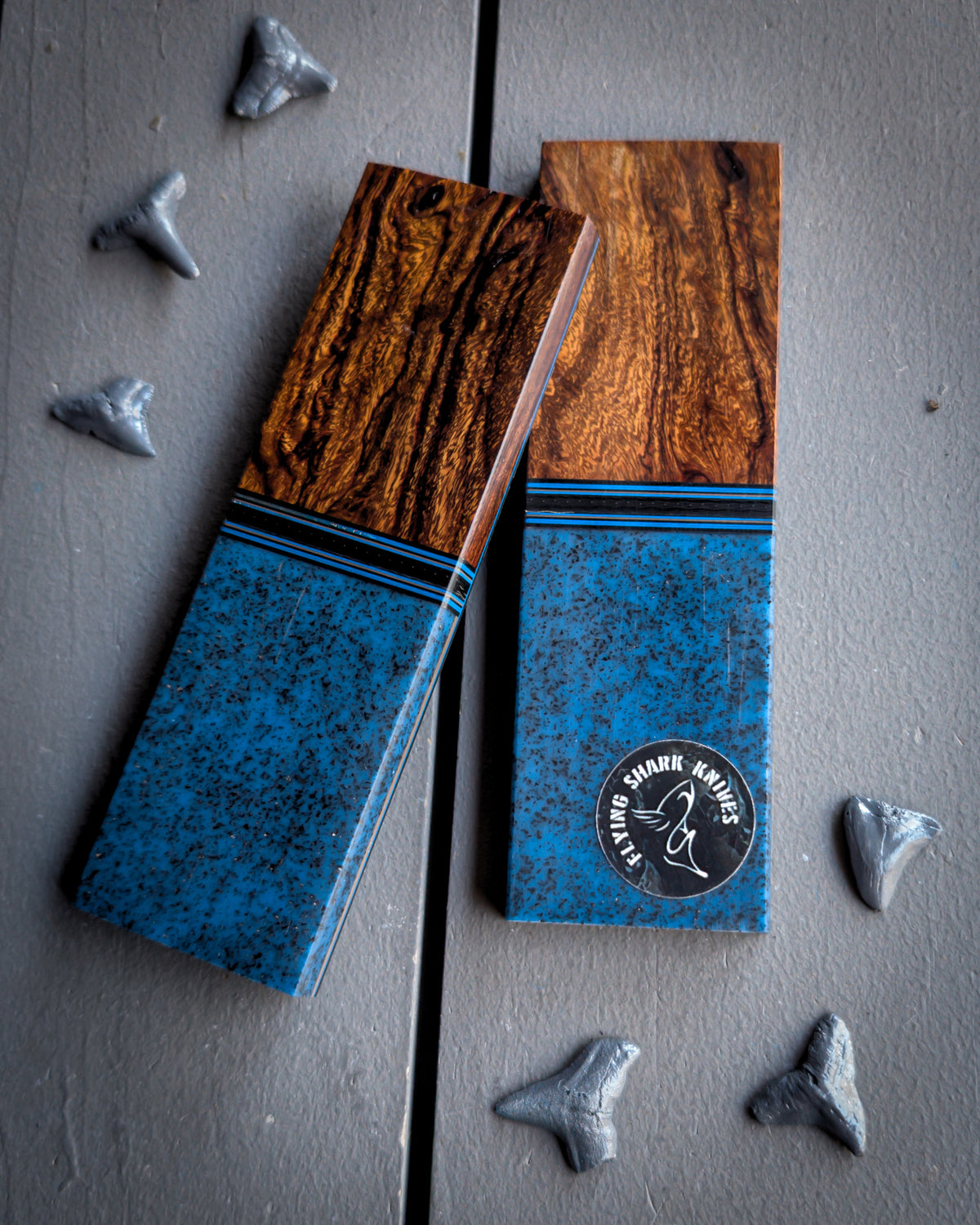 Cave Lake - Segmented Knife Scales