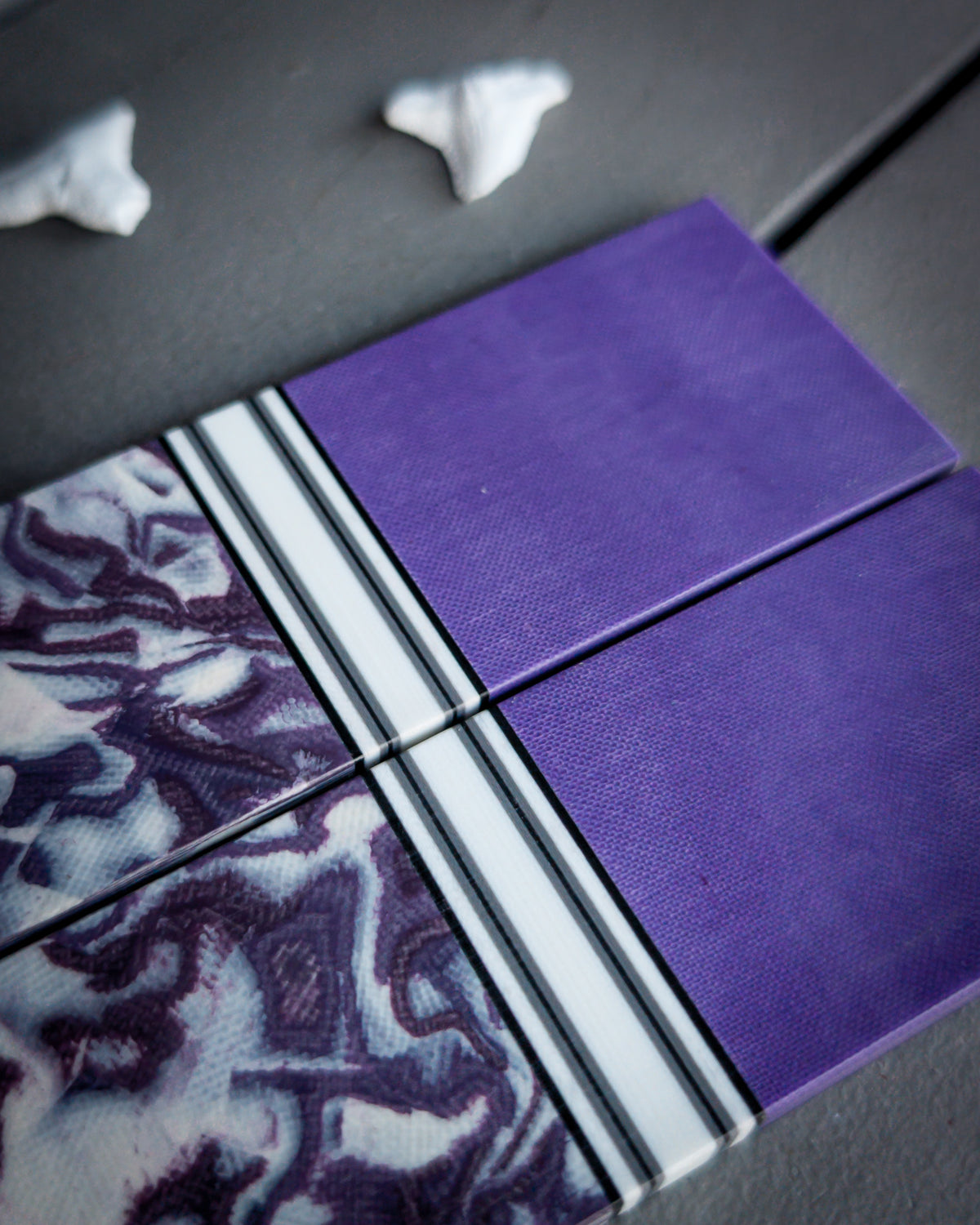 Lavendar Fields - Combo Knife Scales