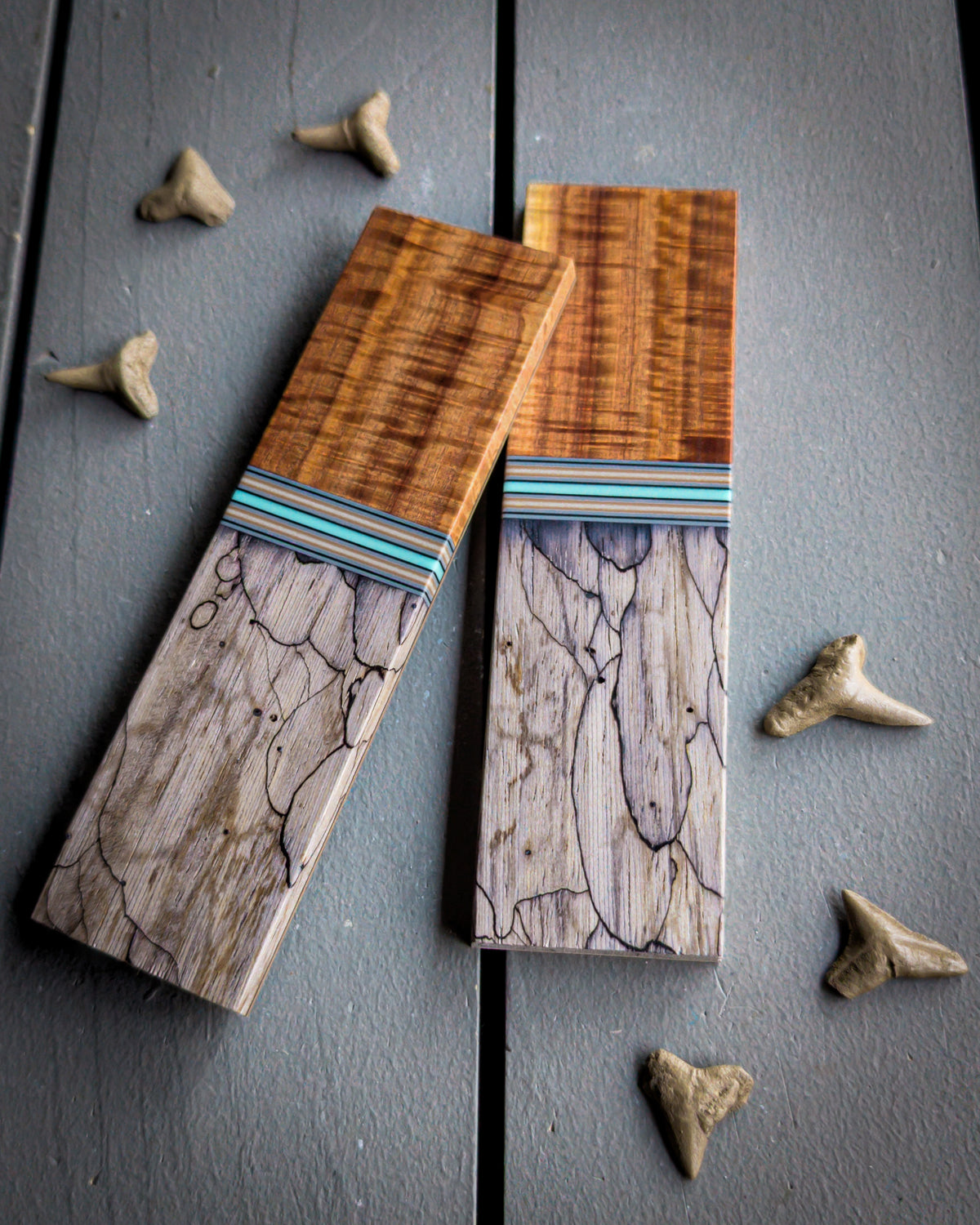 Turquoise Cowboy 3 - Segmented Knife Scales