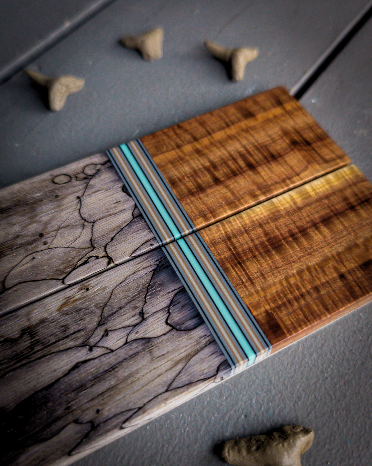 Turquoise Cowboy 3 - Segmented Knife Scales