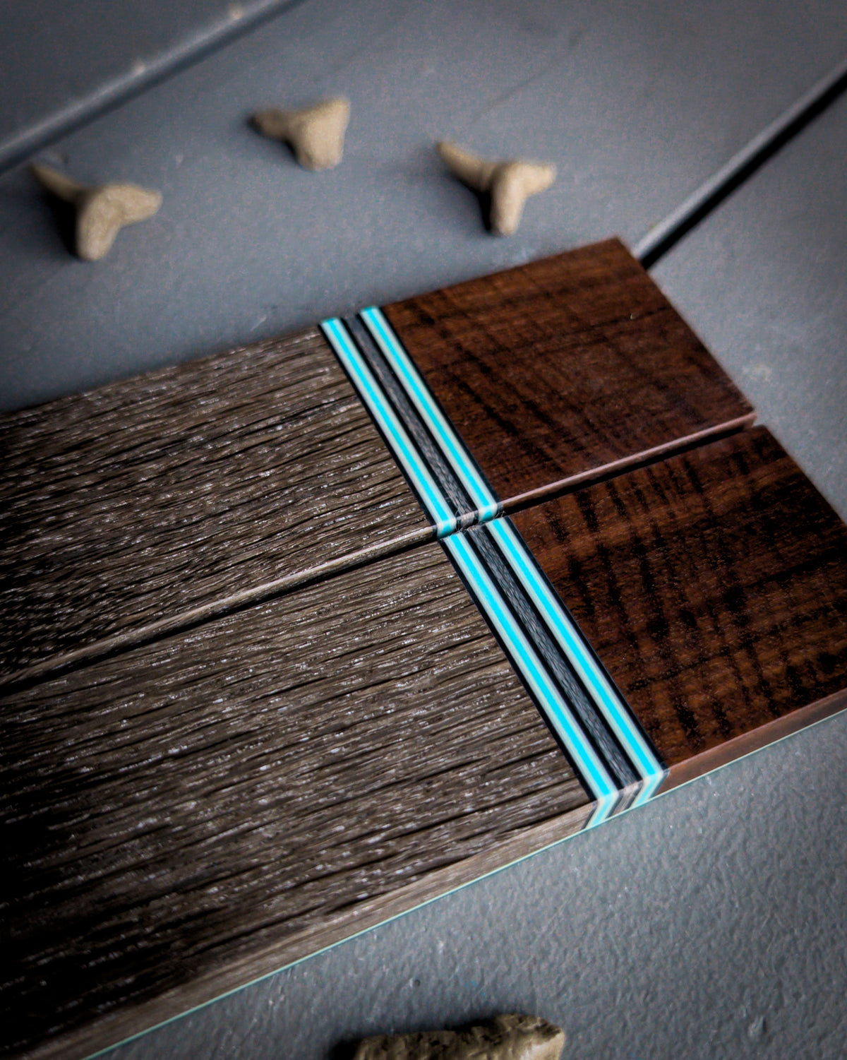 Turquoise Cowboy 2 - Segmented Knife Scales