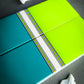 Aqua Daytime Delight - Segmented Knife Scales