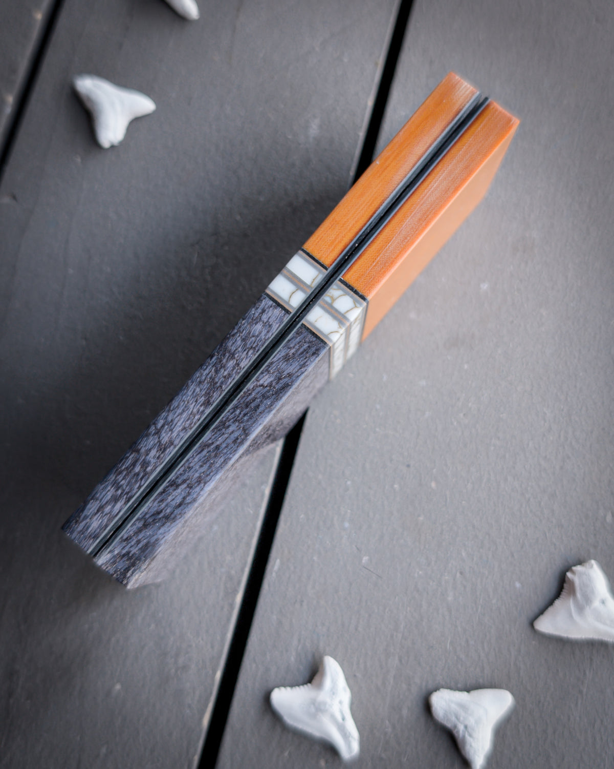 Grey Buttercream - Combo Knife Scales