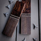 Smoked Bourbon - Segmented Knife Scales