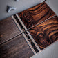Smoked Bourbon - Segmented Knife Scales