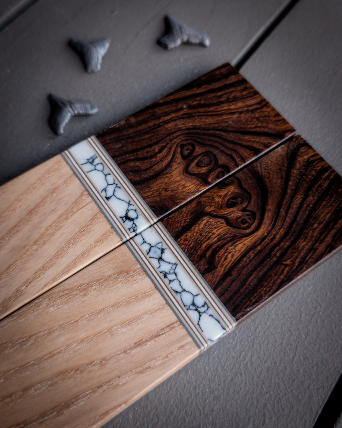 Scotch on the Rocks - Segmented Knife Scales