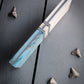 Mammoth Skittle (Teal) - Segmented Knife Scales